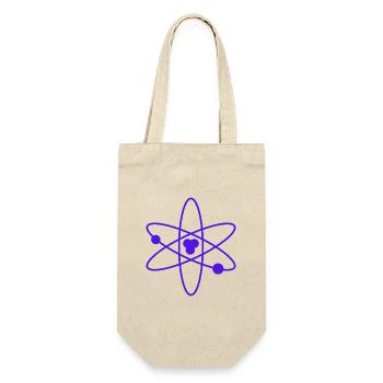 Atom - Geschenkbeutel für Flaschen - Natur - Vorne