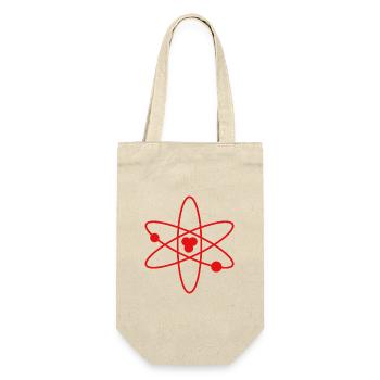 Atom - Geschenkbeutel für Flaschen - Natur - Vorne