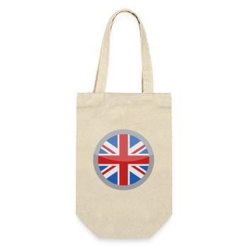 Flagge Großbritanniens - Geschenkbeutel für Flaschen - Natur - Vorne