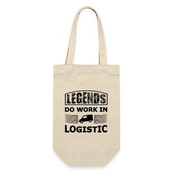 Logistik und Transport Legenden - Geschenkbeutel für Flaschen - Natur - Vorne