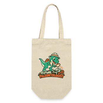 Future Paleontologist / Dino Forscher - Geschenkbeutel für Flaschen - Natur - Vorne