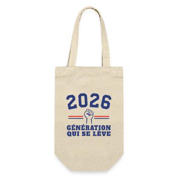 Aufstieg der Generation 2026 - Geschenkbeutel für Flaschen - Natur - Vorne