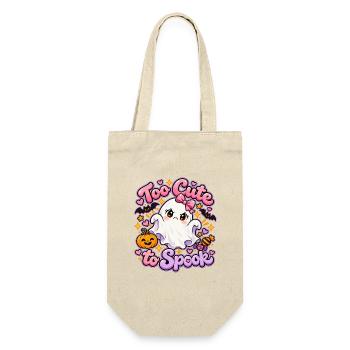 Too Cute to Spook Geist - Geschenkbeutel für Flaschen - Natur - Vorne
