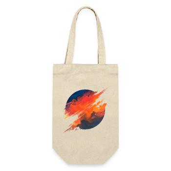 Aurora Ember Abstract Splash - Geschenkbeutel für Flaschen - Natur - Vorne