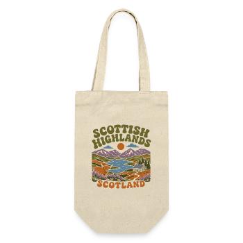 Scottish Highlands Scotland - Geschenkbeutel für Flaschen - Natur - Vorne
