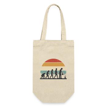 Evolution Gardening Gardening Gardening Gardening - Geschenkbeutel für Flaschen - Natur - Vorne