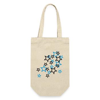 stars - Gift Bag for Bottles - nature - Front