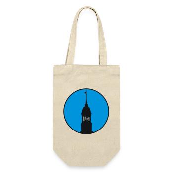 Hamburger Michel Hamburg - Geschenkbeutel für Flaschen - Natur - Vorne
