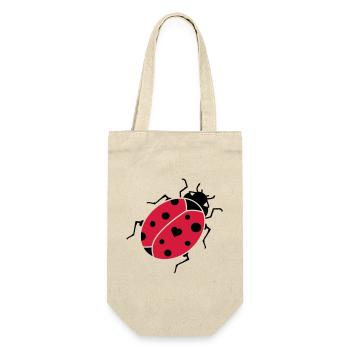 La coccinelle - Sac à bouteille - nature - Devant