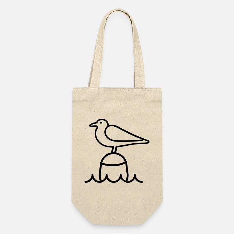Seagull Moin - Gift Bag for Bottles - nature