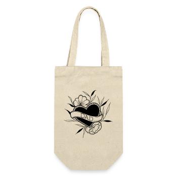 Dad - Gift Bag for Bottles - nature - Front