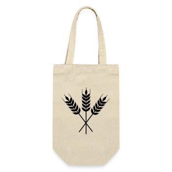 Three grain stalks - Gift Bag for Bottles - nature - Front