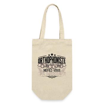 Orthophoniste cadeau Orthophoniste le vrai Orthoph - Sac à bouteille - nature - Devant
