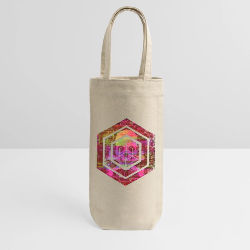 hexagon programming programmer coding geometric Gift Bag for Bottles