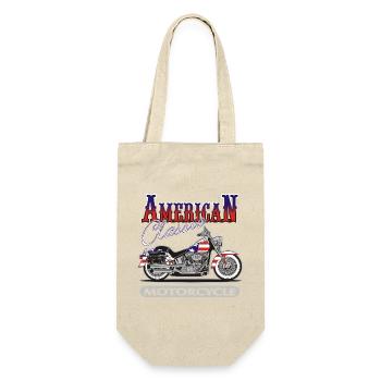 Classic American Motorcycle - Gift Bag for Bottles - nature - Front