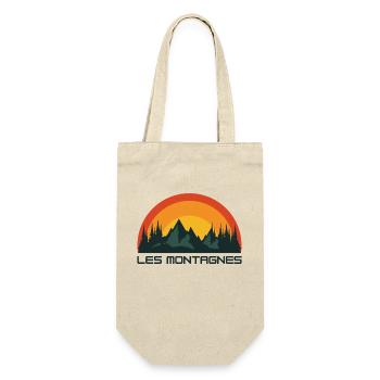 The Mountains. - Gift Bag for Bottles - nature - Front