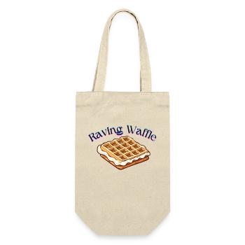 Soirée gaufre délirante - Sac à bouteille - nature - Devant