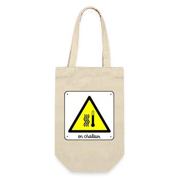 Wärme - Geschenkbeutel für Flaschen - Natur - Vorne