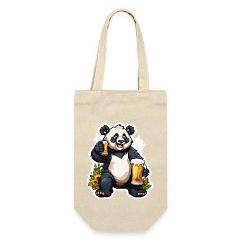 Panda / Animal / Zoo / Bamboo / Wild / Childlike - Gift Bag for Bottles - nature - Front