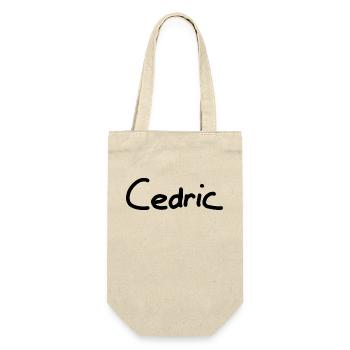 Cedric - Geschenkbeutel für Flaschen - Natur - Vorne