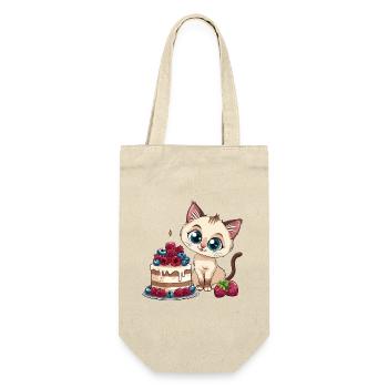 Tarte au chat Gâteau Bec sucré Grignotage Cuisson Sucré - Sac à bouteille - nature - Devant