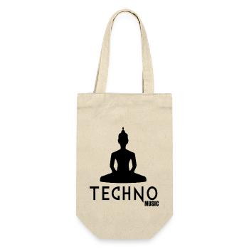 musique techno 1 - Sac à bouteille - nature - Devant