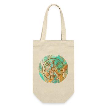vegvisir e 36 - Geschenkbeutel für Flaschen - Natur - Vorne