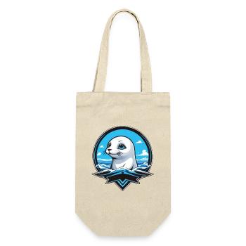 Small Seal Seals Sea - Gift Bag for Bottles - nature - Front