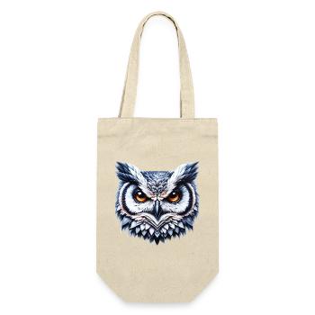 Owl - Gift Bag for Bottles - nature - Front