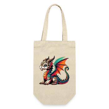 Dragon - Gift Bag for Bottles - nature - Front