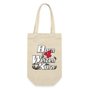 Wheat grain - born 4 grain - Party Fun --- - Gift Bag for Bottles - nature - Front