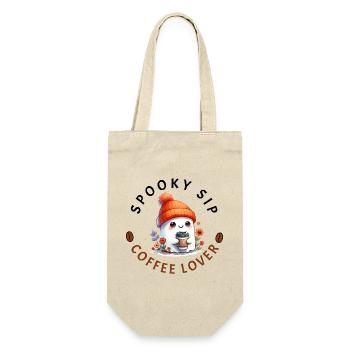 Halloween Coffee Lover Sweet Spirit - Gift - Gift Bag for Bottles - nature - Front