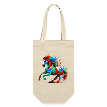 Horse - Gift Bag for Bottles - nature - Front
