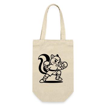 Boxer Squirrel - Gift Bag for Bottles - nature - Front