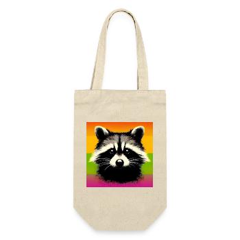 Raccoon - Gift Bag for Bottles - nature - Front