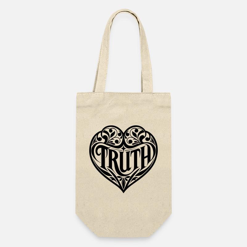 Truth Statement - Geschenkbeutel für Flaschen - Natur