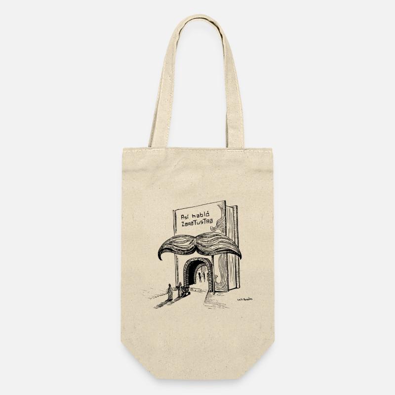 Nietzsche - Geschenkbeutel für Flaschen - Natur
