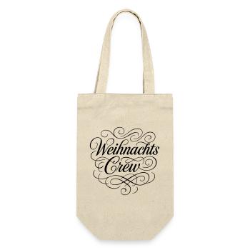 Christmas Team Christmas - Gift Bag for Bottles - nature - Front