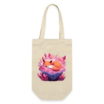 Little Fox on Crystal Cupcake - Gift Bag for Bottles - nature - Front