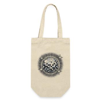 Disco Ball Party Retro années 70 Cadeau drôle - Sac à bouteille - nature - Devant