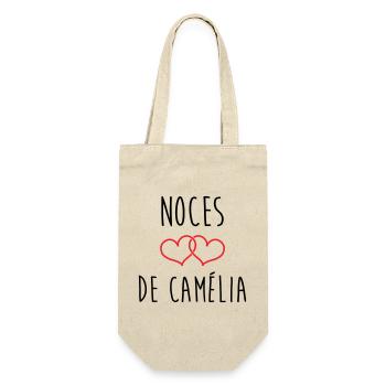 Camellia's Wedding 51 years of marriage - Gift Bag for Bottles - nature - Front