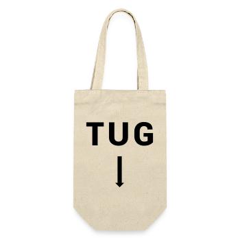 TUG Tugboat - Seafaring Sailing Ship Captain - Gift Bag for Bottles - nature - Front