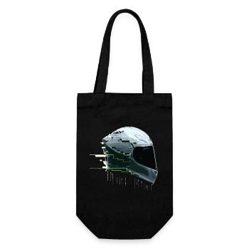 Cyber Moto Casque Glitch Racing Future Gamer - Sac à bouteille - noir - Devant