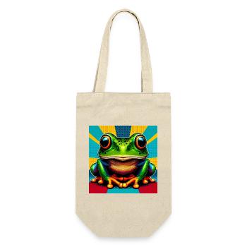 grenouille - Sac à bouteille - nature - Devant
