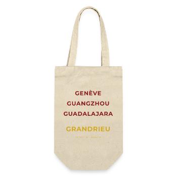 Grandrieu Lozère - Genève - Guangzhou -Guadalajara - Sac à bouteille - nature - Devant