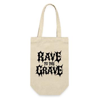 Rave to the Grave - Gift Bag for Bottles - nature - Front