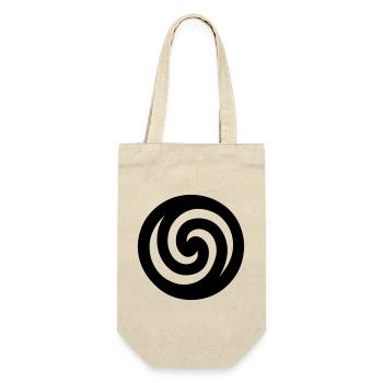 Japanese Spiral - Gift Bag for Bottles - nature - Front