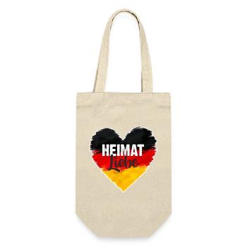 Heimatliebe - Geschenkbeutel für Flaschen - Natur - Vorne