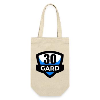 30 Gard - Geschenkbeutel für Flaschen - Natur - Vorne