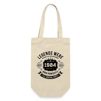 Dezember 1984 - Geschenkbeutel für Flaschen - Natur - Vorne
